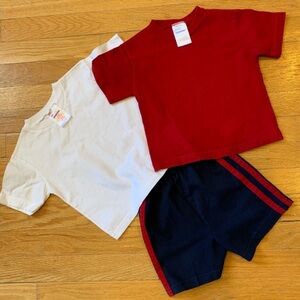 Kid Connection Bundle Of Tees and Shorts Set 24 Months